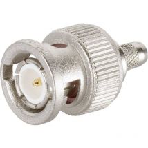 Telegärtner - 100027451 100027451 Connecteur bnc mâle, droit 50 ω 1 pc(s)