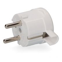 Fiche mâle schuko t/tl s/latérale 4,8mm 16a