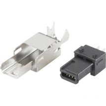 Fiche Mini Usb, 4 broches Bkl Electronic 10120251 mâle, droit usb-b Mitsumi Contenu: 1 pc(s) D22647