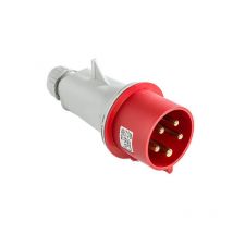 Prise mâle tétrapolaire 32A 380V étanche IP44 ou IP67 - Étanche IP67 ou IP44 - IP67 - Fiche mâle 3P+N+T - 32A - 380V