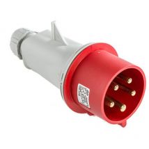 Fiche industrielle mâle cee 32A 3P+N+T 400V IDE 00346