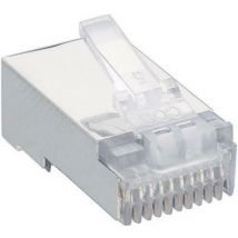 Fiche modulaire mâle Lumberg p 303 s RJ48 mâle, droit RJ48 Pôle: 10p10c transparent 1 pc(s) D26844