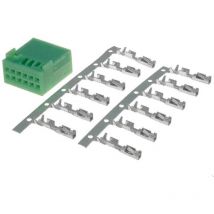 Adnauto - Fiche nue Fakra male 12PIN verte avec broches