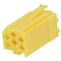 Adnauto - Fiche nue male mini iso 6PIN jaune