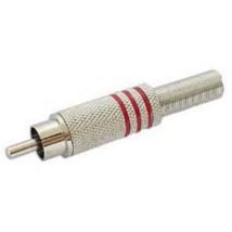 Fiche rca male - nickel - rouge CA063R RI787