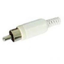 Velleman - fiche rca male - blanc CA047W RI777
