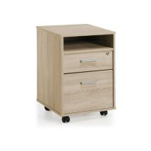 Cajonera Jarama 9004 Topkit Archivador fichero de despacho Medidas 70x47,5x45 cm Roble