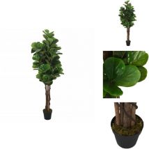 Ficus lyrata artificiel 232 feuilles 180 cm vert - Ficus Lyrata Artificiel - Plante Artificielle - Décoration Intérieure - Plante Verte - Fausse
