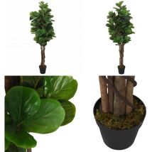 Ficus lyrata artificiel 232 feuilles 180 cm vert - Ficus Lyrata Artificiel - Plante Artificielle - Décoration Intérieure - Plante Verte - Fausse
