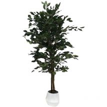 Ficus planta artificial con maceta - 180h cm 1344 hojas
