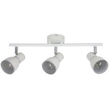 Plafoniera Candellux Fido 93-63403 3xe14 Metallo Bianca/argento
