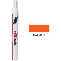 Redlack - Fieltro retoque pintura Rojo claro naranja ral 2008 Brillo multisoporte