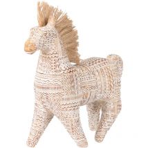 Figura Cebra Decoracion Resina 27x10x26 Cm