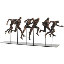 Dkd Home Decor - Figura decorativa metal cobre resina moderno (43 x 11,5 x 19 cm)
