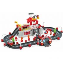 Ecoiffier - Juguetes 1349 - Barril Circuito de Bomberos - Abrick - Juegos de Construcción para Niños - a Partir de 12 Meses - Origen Francia