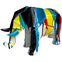 Figurine Eléphant Kuatéh Amón 33x15x21 cm Multicolore