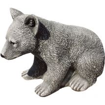 Anaparra - Figura jardín winy 31cm. Fabricado en hormigón piedra. Color Musgo