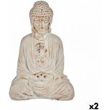 Ibergarden Decorative Garden Figure CC20403 Polyresin Buddha 22,5 x 40,5 x 27 cm (2 pieces) - Brand EAN : 4899888621423