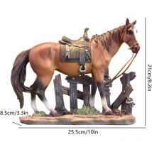 Figurine de Cheval, Statue en résine de Cheval Statue de décoration intérieure - Ornement de Table, Figurine de Collection, décoration de Cheval pour