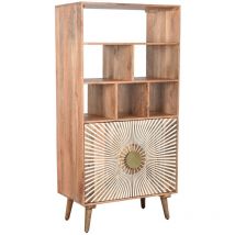 Étagère Bois Mangue 80X45X160 Naturel