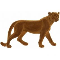 Statuette de décoration en résine léopard