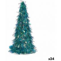 Krist+ - Décoration de sapin de Noël Figure Bleu Guirlande Polypropylène Guirlande pour animaux 24 x 46 x 2424 cm (24 pcs.)
