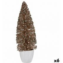 Krist+ - Christmas Tree Decoration Figure Champagne Mint Plastic 10 x 33 x 10 cm (6 pieces)