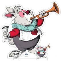 Star Cutouts - Figurine en carton - Alice au Pays des Merveilles Vintage - Lapin Blanc - Haut 70 cm