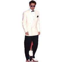 Star Cutouts - Figurine en carton - Johnny Depp veste blanche smoking - Acteur - Haut 183 cm