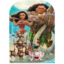 Star Cutouts - Figurine en carton Passe tête Vaiana (Moana) et Maui Disney h 95 cm