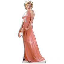 Star Cutouts - Figurine en carton 'Peach Night-robe de Marilyn Monroe robe couleur pêche 169 cm