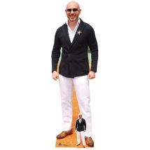 Star Cutouts - Figurine en carton Pitbull Rappeur Américain - Haut 174 cm