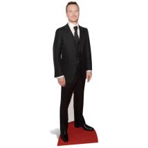 Star Cutouts - Figurine en carton Michael Fassbender costume noir 183 cm
