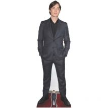 Star Cutouts - Figurine en carton Cillian Murphy - Costume Noir - Acteur Irlandais - Haut 178 cm