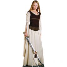 Star Cutouts - Figurine en carton Eowyn avec sa longue robe blanche et son épée - Le Seigneur des Anneaux - Haut 174 cm