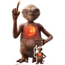 Figurine en carton e.t l'Extra-Terrestre -Téléphone Maison - Edition 40ème anniversaire - Haut 121 cm