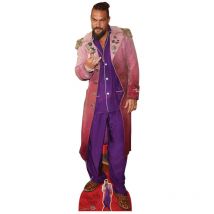 Star Cutouts - Figurine en carton Jason Momoa - Tenue Rose et Violette - Acteur Américain - Haut 195 cm
