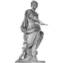 Star Cutouts - Figurine en carton Statue Romaine de Jules César - Haut 177 cm