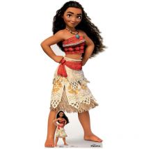 Star Cutouts - Figurine en carton Moana Disney Vaiana les mains sur les hanches h 158 cm