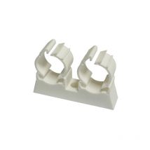 FIJACIÓN DE TUBOS Doble Ø 26 mm fijación de tubos multicapa - Caja de 40 piezas - A315240