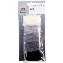 Feiyue - Fil à broder dégradé de couleur pour point de croix, fil à broder pour point de croix, câblage manuel, fil à broder diy, gris