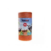 Fil De Cloture Electrique 500 Mt - 2,2 Mm² Gemi Elettronica Moutons, Porcs, Bovins, Poulets Et Petits Animaux