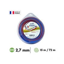 Oleo Mac - Fil débroussailleuse hélicoïdal 'Le fil Français' - 2,7 mm 72m
