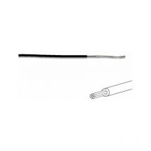 Fil de cablage 0.50mm² - noir - multibrin