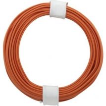 Fil de câblage Donau Elektronik 118-7 1 x 0.14 mm² orange 10 m Y067021