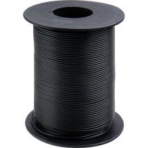 Fil de câblage Donau Elektronik 119-11 1 x 0.14 mm² noir 100 m