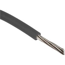Rs Pro - Fil de câblage électrique 0,81 mm², Gris, 18 awg, 305m, 300 v ( Prix pour Bobine de 305 Mètres )