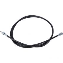 Jeffergarden Fil de Compteur de Vitesse en Acier, Gaine en pvc Noir de 5,6 Pieds, câble de Remplacement de Compteur de Vitesse atv Robuste Haute