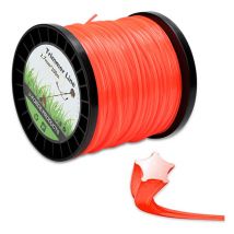 Swanew - Fil de coupe 100M Fil de tonte pour débroussailleuse Star 2.7mm - orange