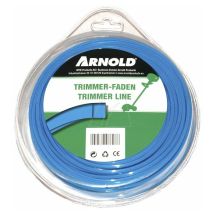 Arnold - Fil de coupe-bordure carré en nylon 2,4 mm × 72 m